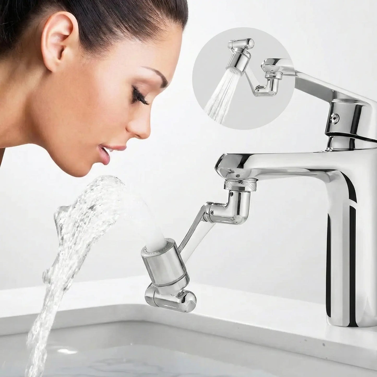 360° Rotating Faucet Nozzle – Dual Water Modes