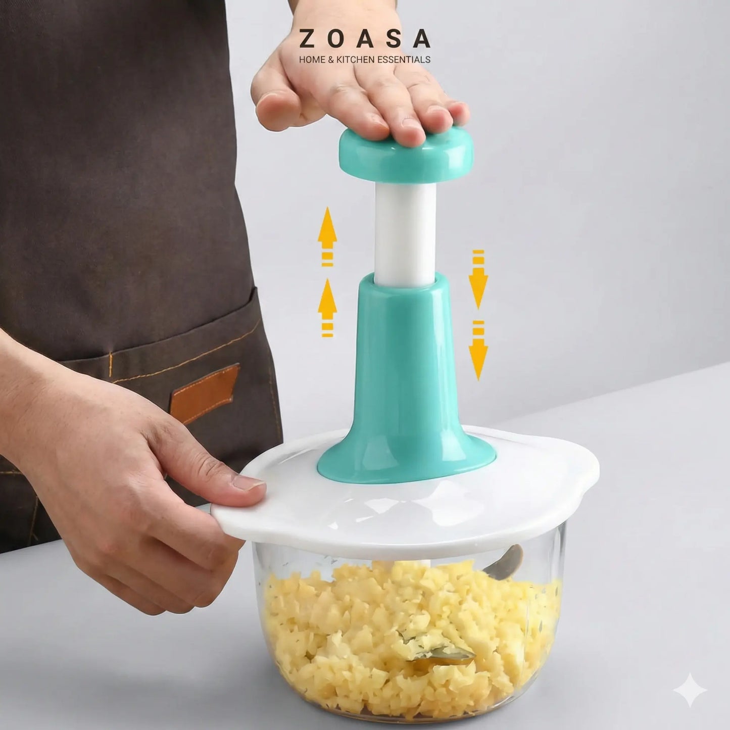 Speed Chop Hand Push Kitchen Chopper