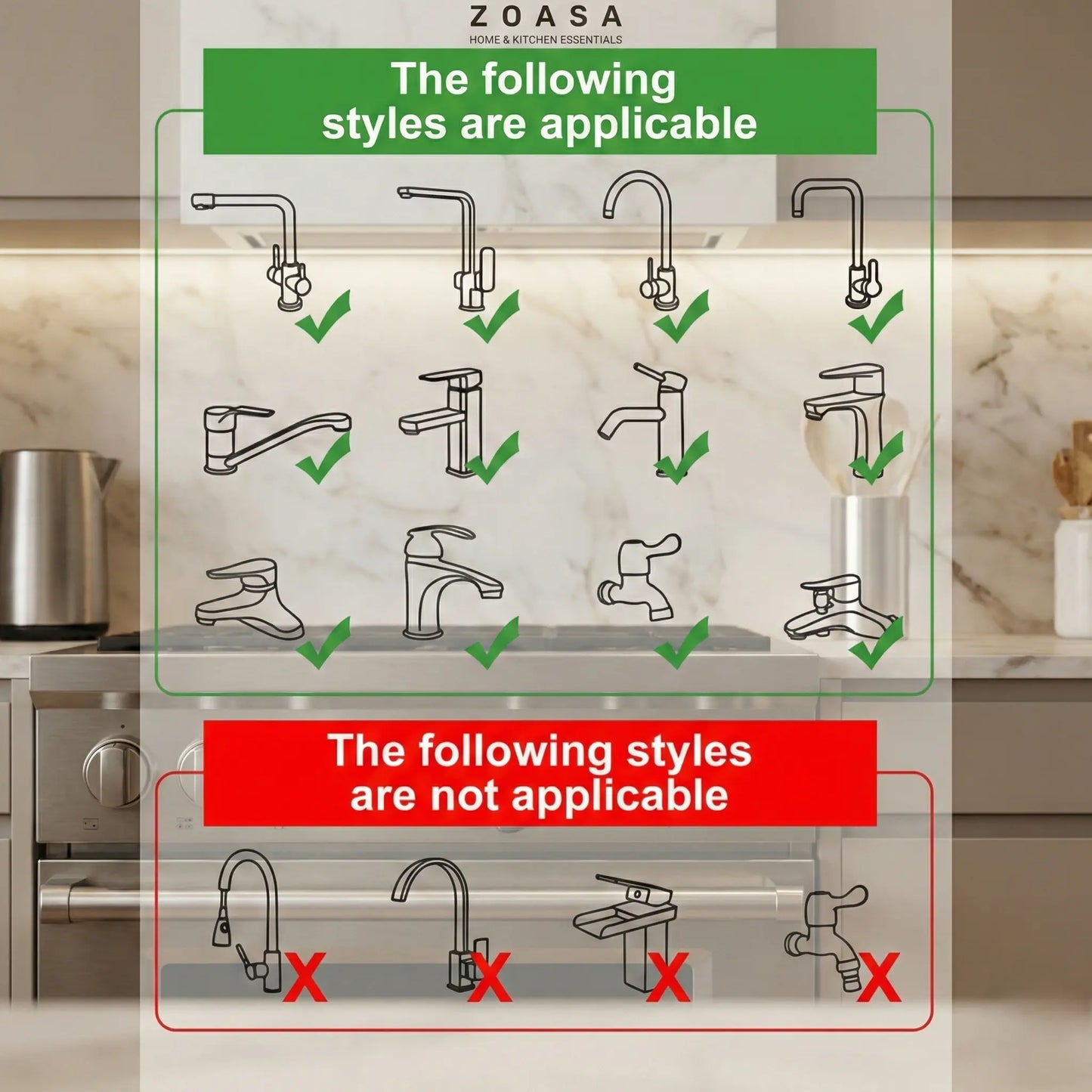 360° Rotating Faucet Nozzle – Dual Water Modes